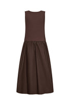 Soya Concept Rachelle Sleeveless Dress - Hot Fudge