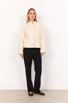 Soya Concept Shaima Boucle Style Jacket - Cream