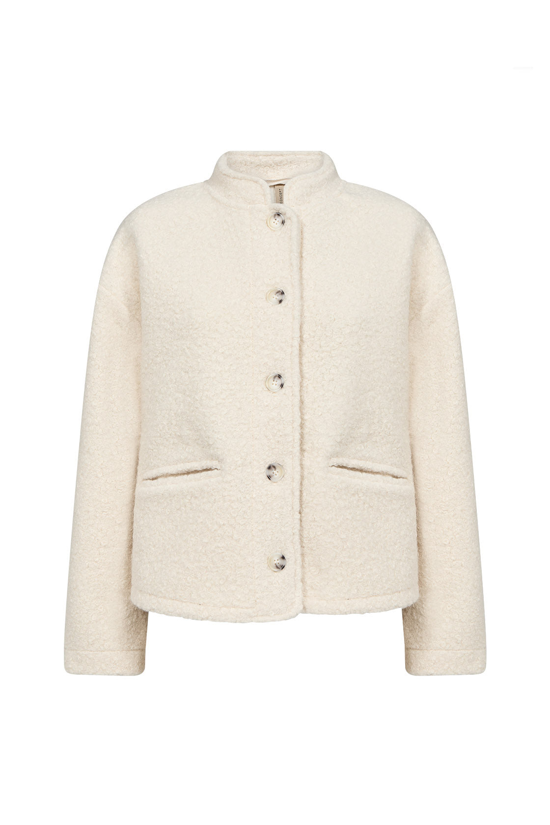 Soya Concept Shaima Boucle Style Jacket - Cream