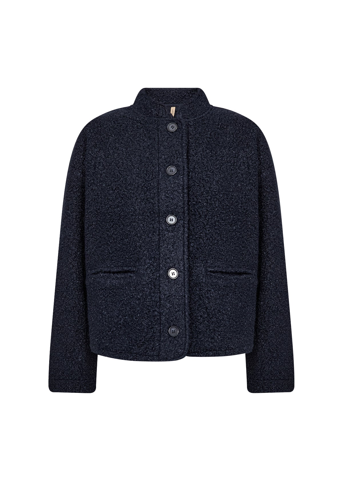 Soya Concept Shaima Boucle Style Jacket - Navy