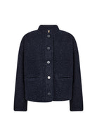 Soya Concept Shaima Boucle Style Jacket - Navy