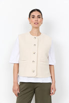 Soya Concept Shaima Waistcoat - Cream