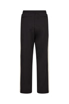 Soya Concept Siham Contrast Elasticated Waist Straight Leg - Black Combi
