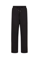 Soya Concept Siham Contrast Elasticated Waist Straight Leg - Black Combi