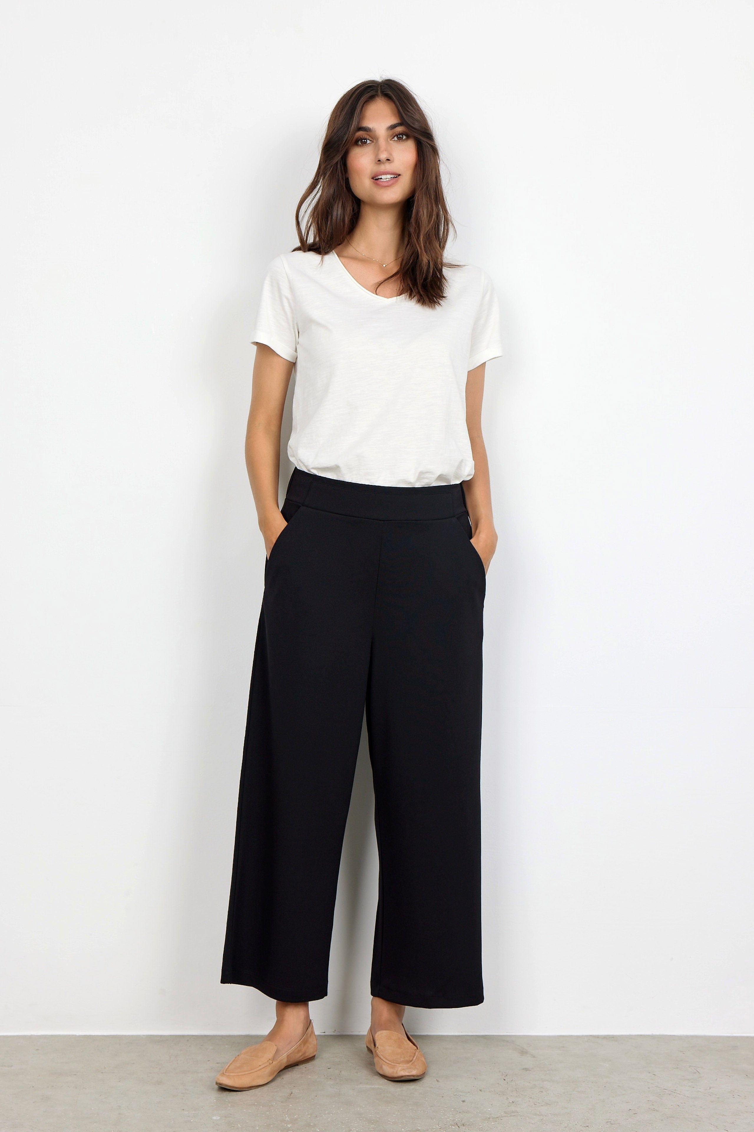 Soya Concept Siham Culottes - Black
