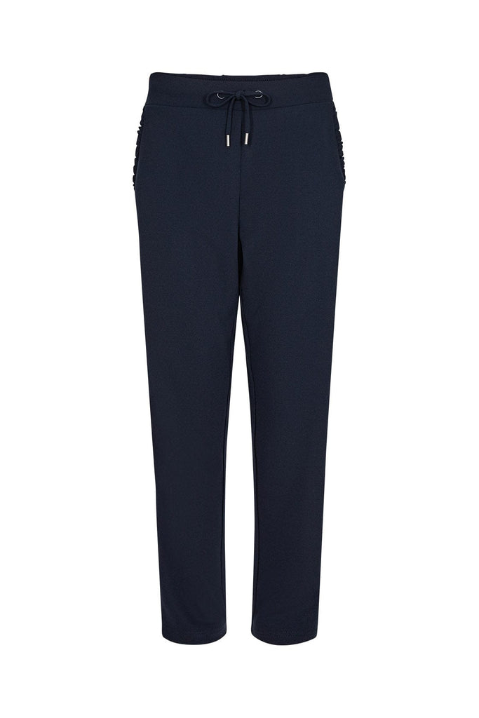 Soya Concept Siham Stretch Waist Trousers - Navy