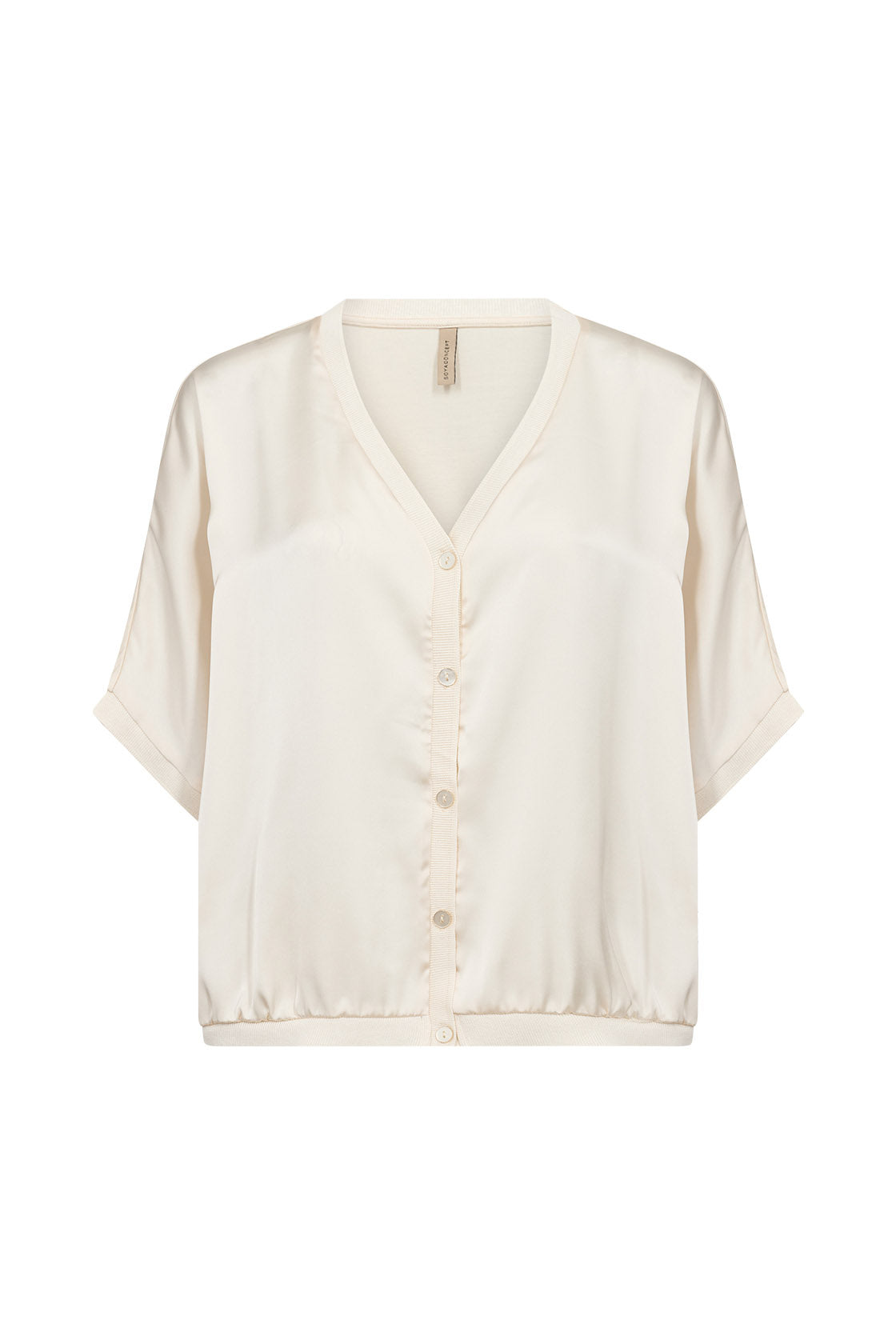 Soya Concept Thilde Button-Through Blouse - Cream