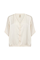 Soya Concept Thilde Button-Through Blouse - Cream
