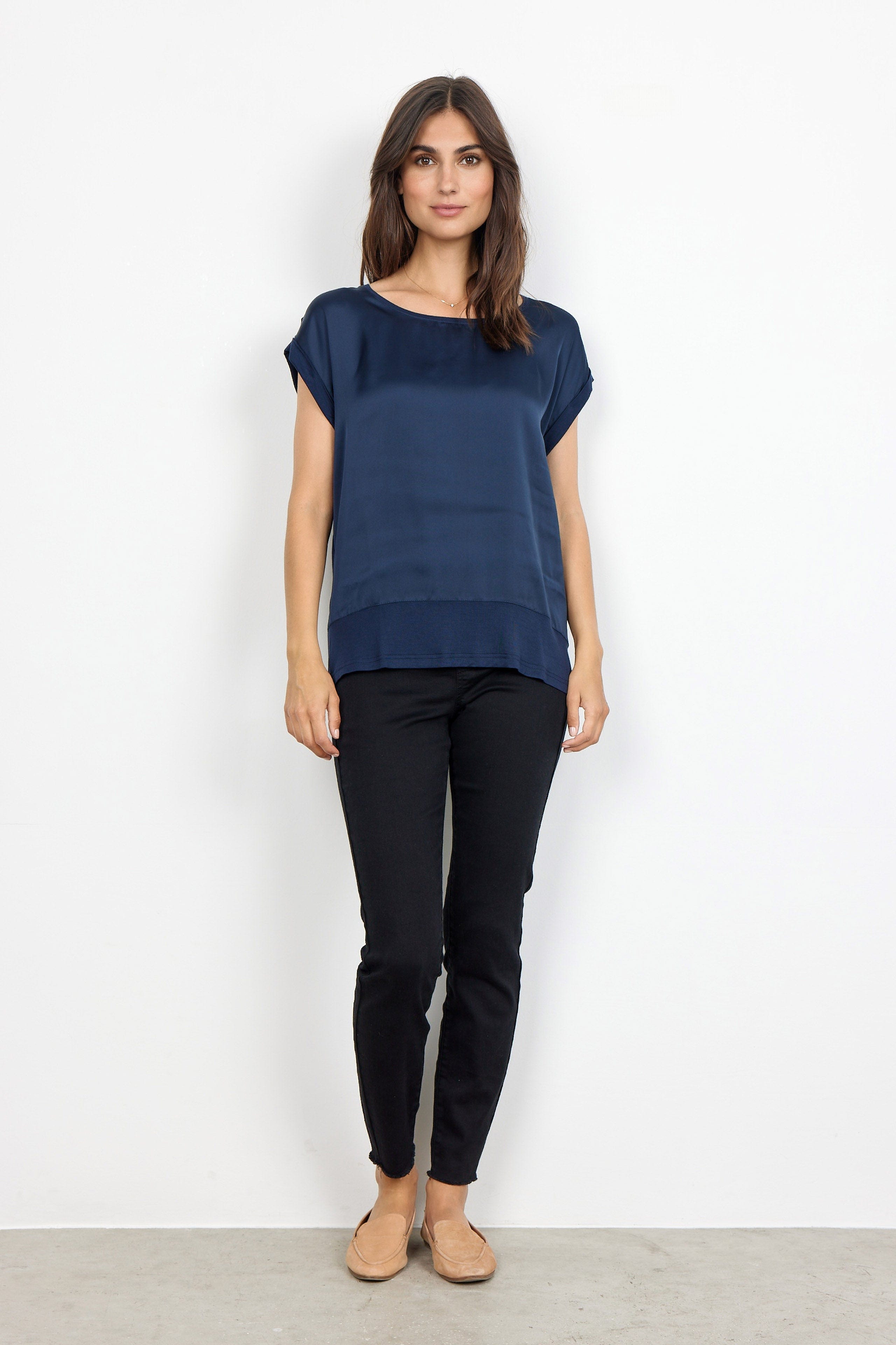 Soya Concept Thilde T-Shirt - Navy