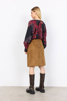 Soya Concept Vaike Printed Blouse - Red Combi