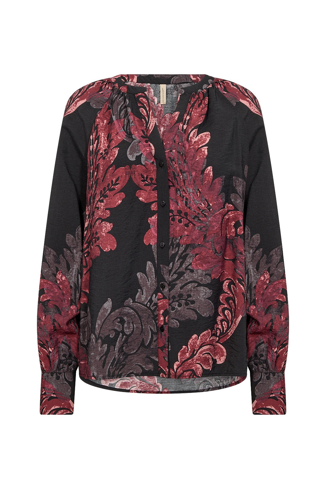 Soya Concept Vaike Printed Blouse - Red Combi