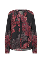 Soya Concept Vaike Printed Blouse - Red Combi