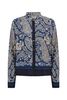 Soya Concept Valgerda Paisley Print Shirt - Estate Blue Combi