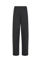 Soya Concept Vinja Warm Handle Straight Leg Trousers - Dark Earth Melange Comb