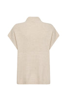 Soya Concept Virginia Knitted Drop Shoulder Jumper - Cream Melange