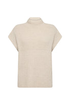 Soya Concept Virginia Knitted Drop Shoulder Jumper - Cream Melange