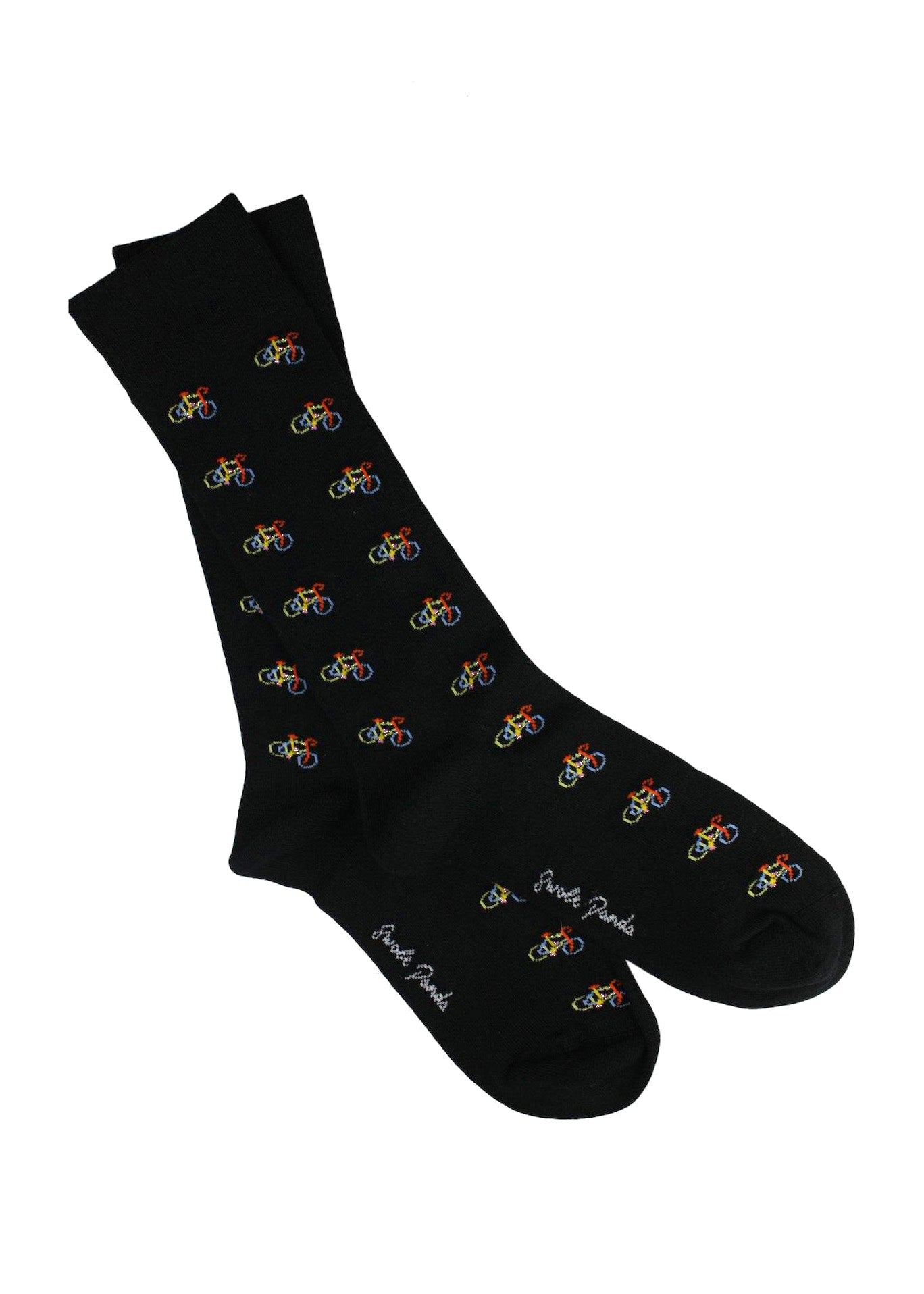 Swole Panda Bicycle Bamboo Socks - Black SP329_BLKBKE_7-11