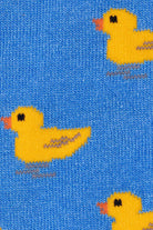 Swole Panda Duck Bamboo Socks - Blue/Yellow SP351_DUCK_7-11