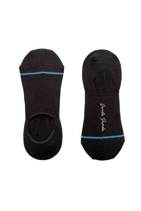 Swole Panda No Show Bamboo Trainer Socks - Black SP085NS_BLACK_7-11