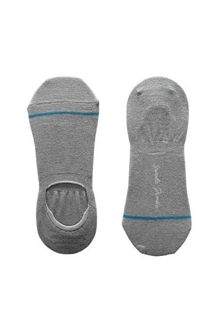 Swole Panda No Show Bamboo Trainer Socks - Light Grey SP101NS_GREY_7-11