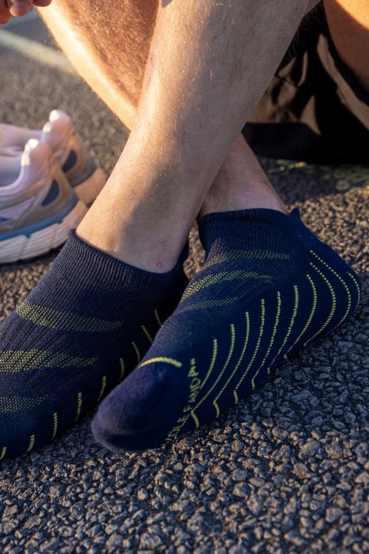 Swole Panda Performance Trainer Socks - Navy SPTS04_NAVY_7-11