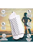 Swole Panda Performance Trainer Socks - White SPTS03_WHITE_7-11