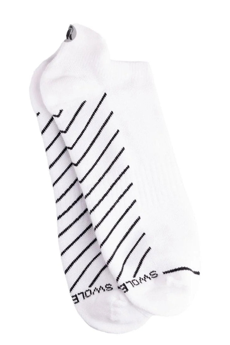Swole Panda Performance Trainer Socks - White SPTS03_WHITE_7-11