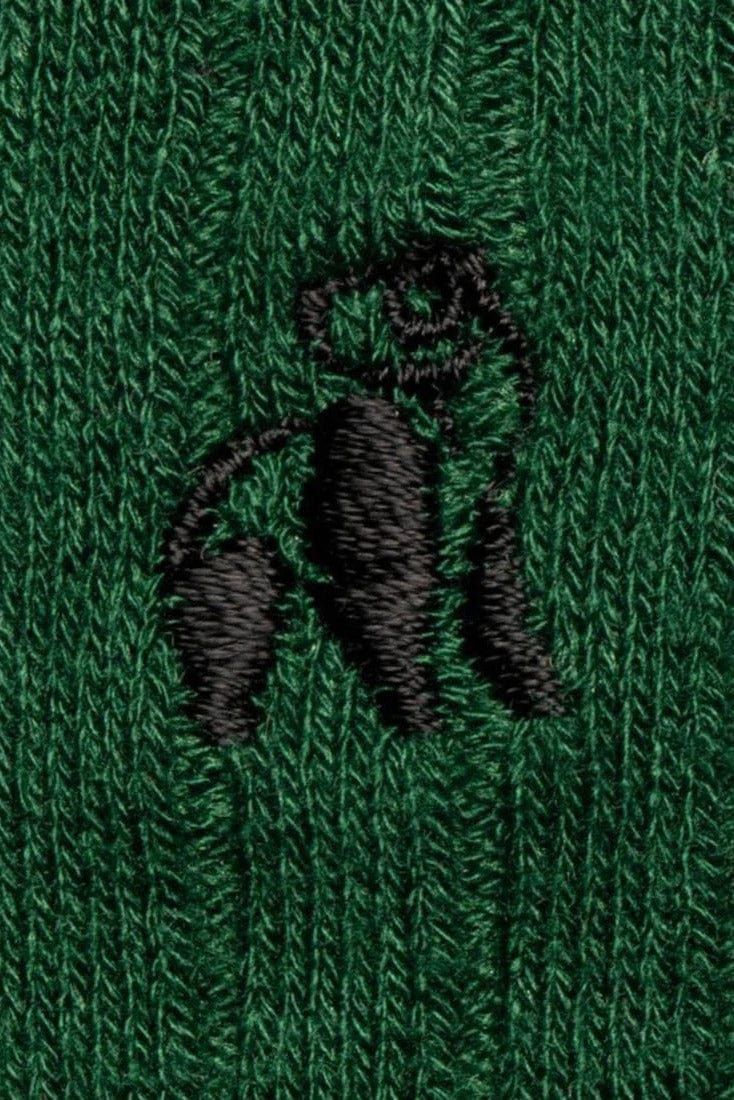 Swole Panda Plain Bamboo Socks - Racing Green SP098_RACEGREEN_7-11