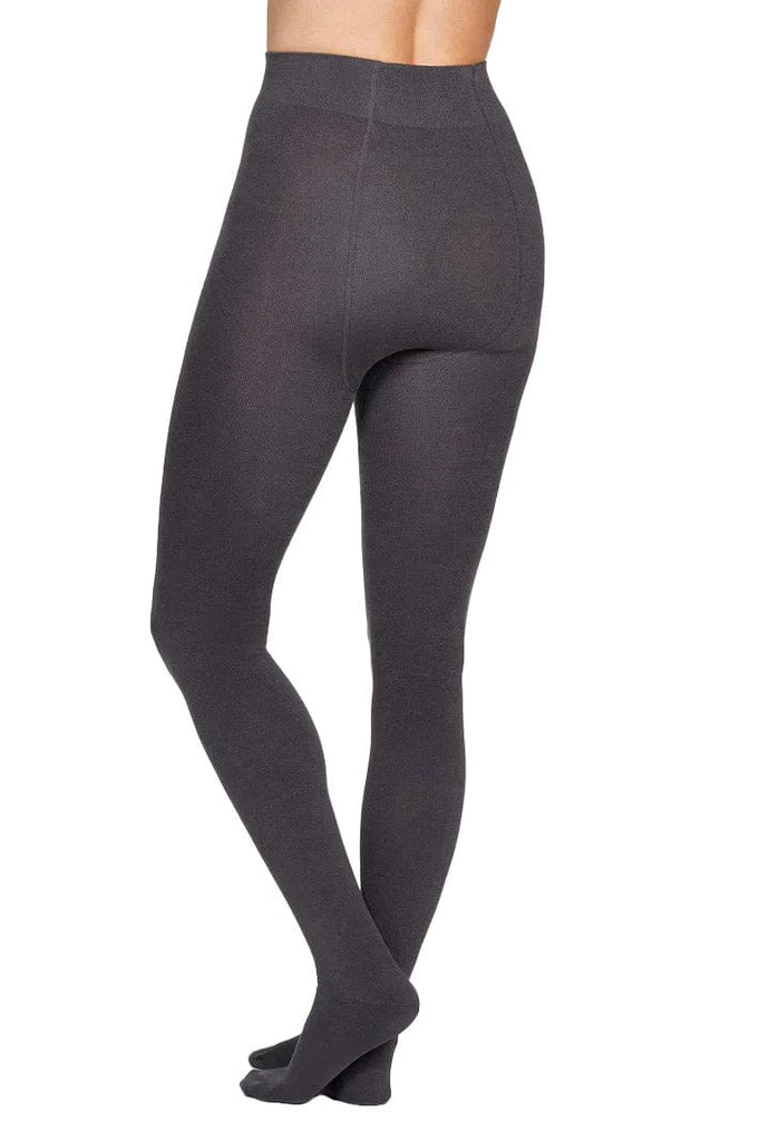 Thought Bamboo Essential Plain Tights - Graphite Grey