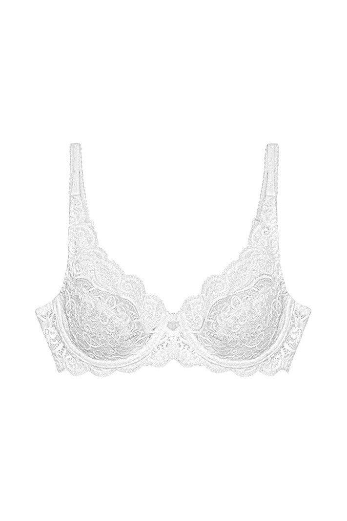 Triumph Amourette 300W Wired Lace Bra - White