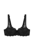 Triumph Amourette 300WHP Wired Padded Lace Bra - Black