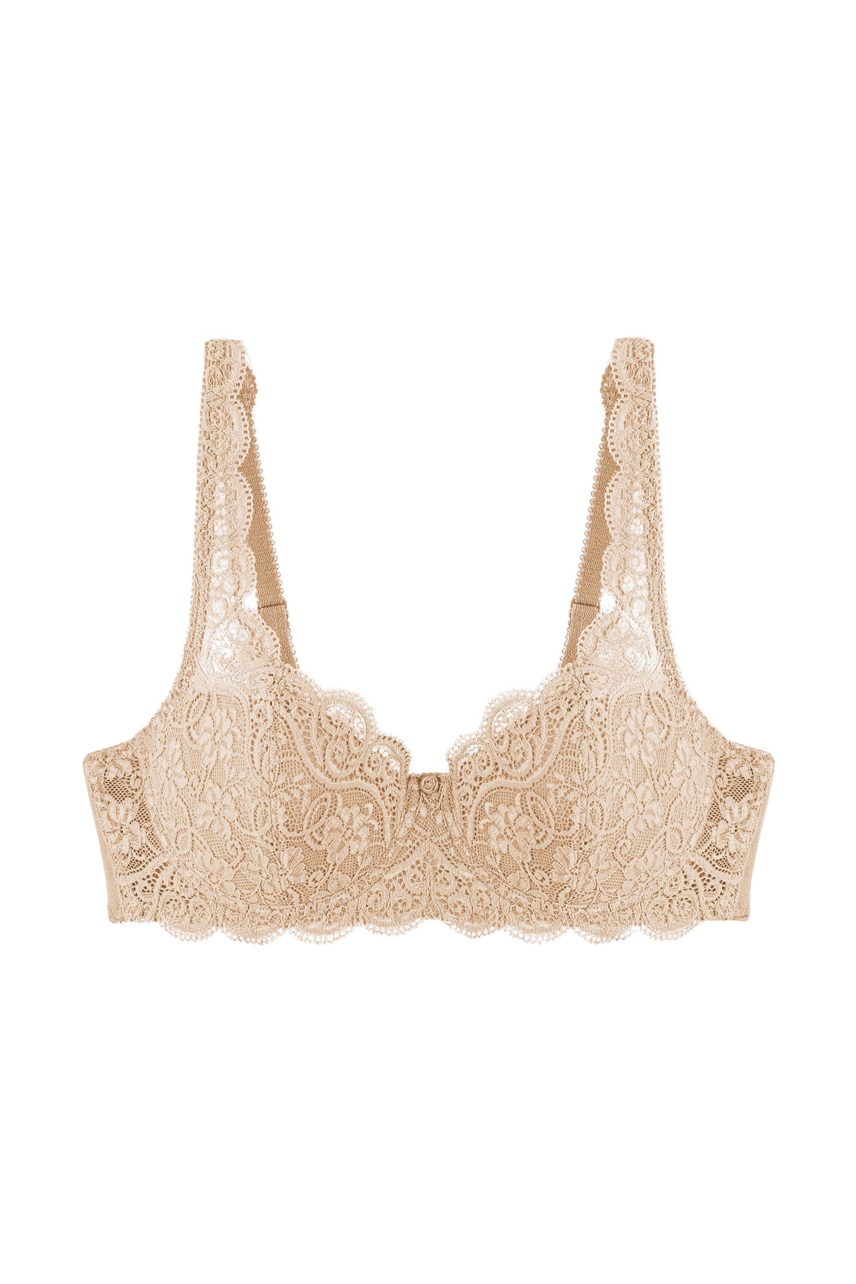 Triumph Amourette 300WHP Wired Padded Lace Bra - Skin
