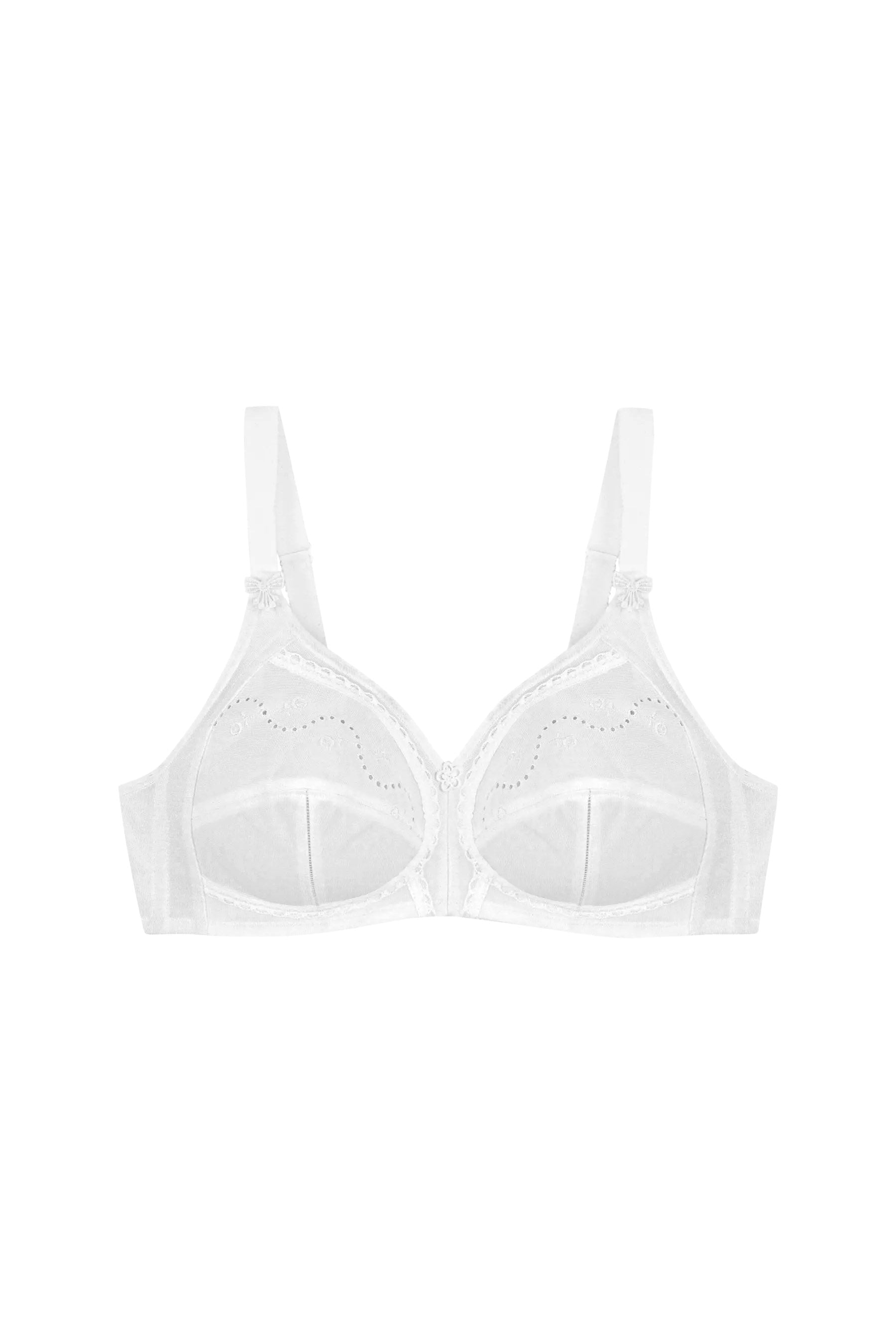 Triumph Doreen + Cotton Non-Wired Bra - White
