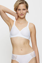 Triumph Modern Soft + Cotton Non-Wired Bra - White