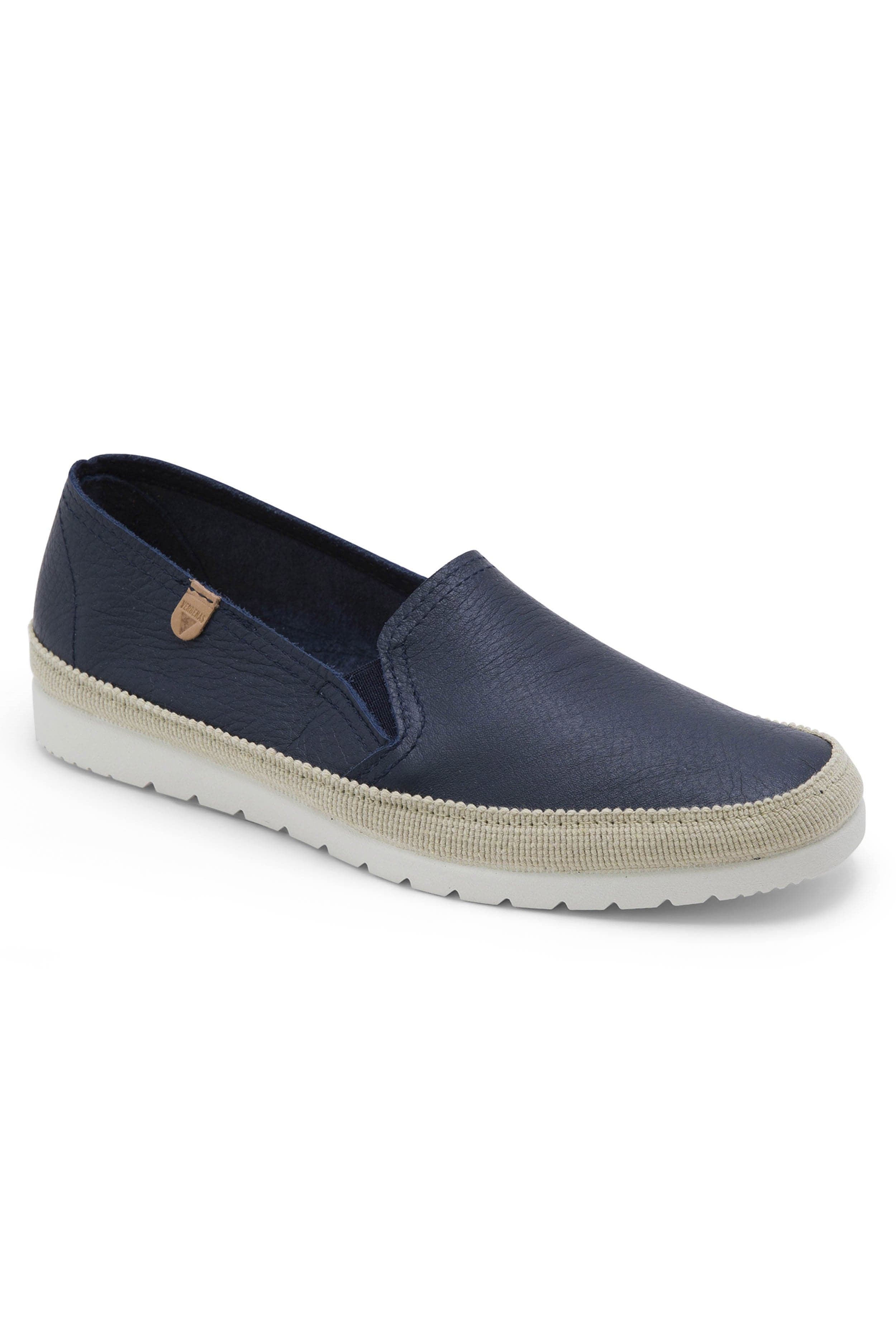 Verbenas Nuria Nucleo Napa Leather Espadrilles - Marino