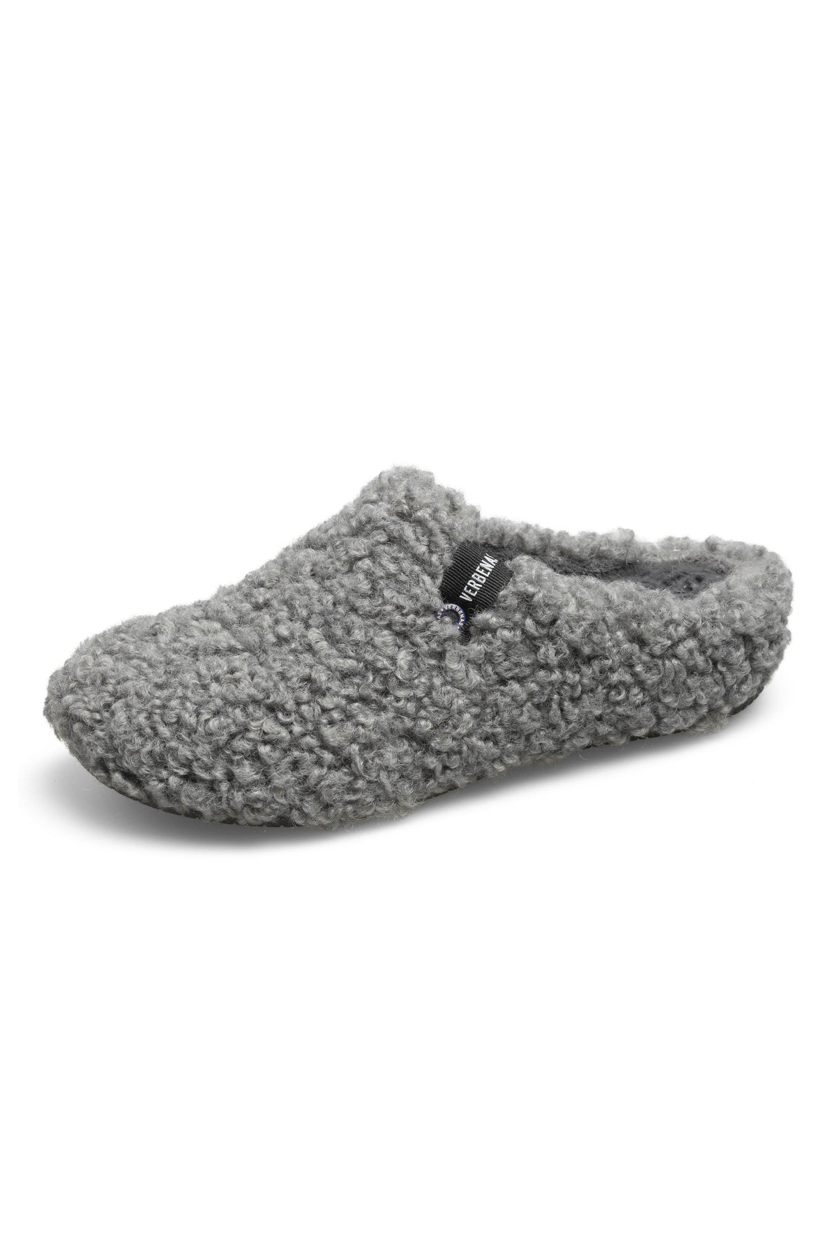 Verbenas York Curly Slippers - Antracita