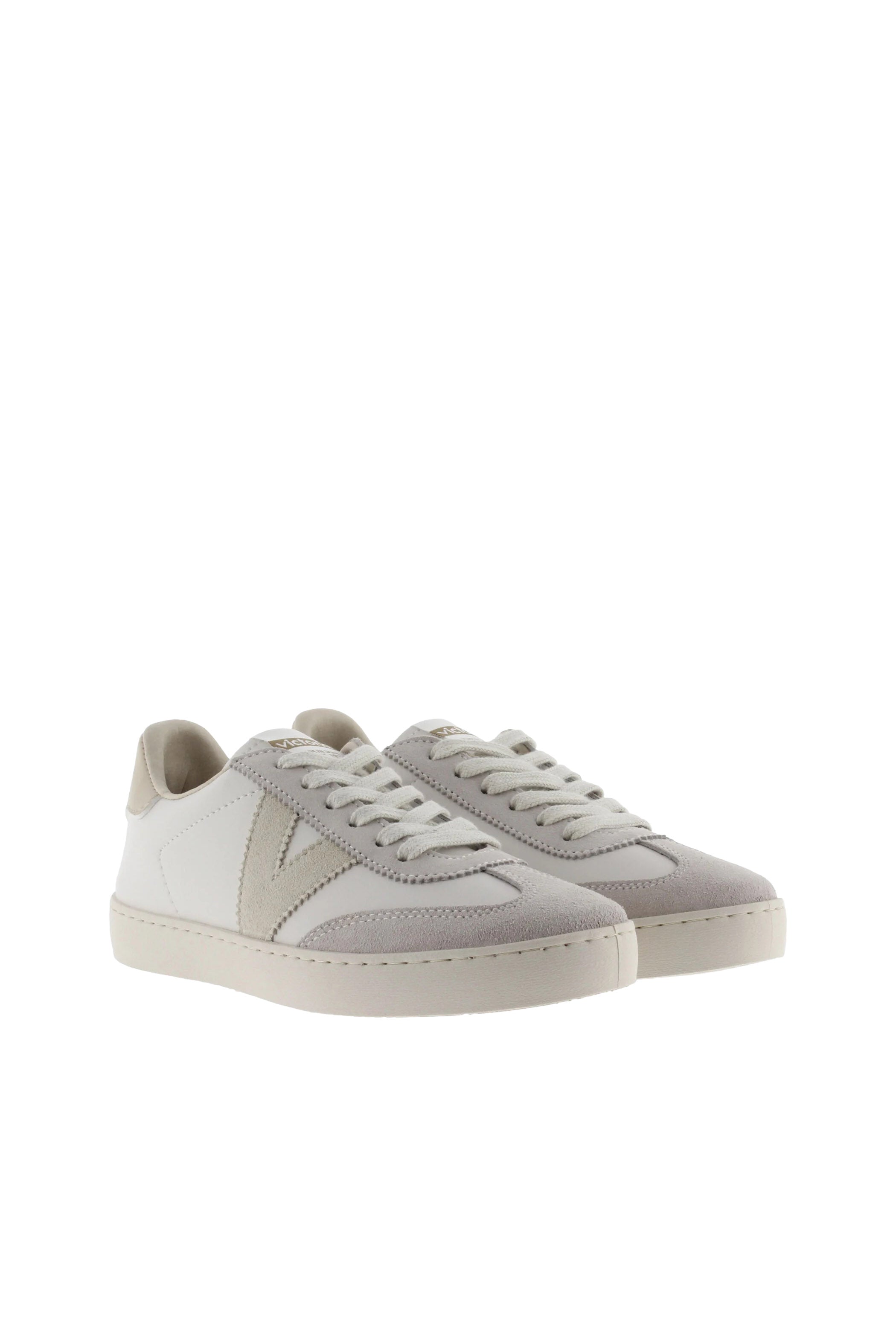 Victoria Berlin Cicilista Leather & Suede Trainers - Hielo
