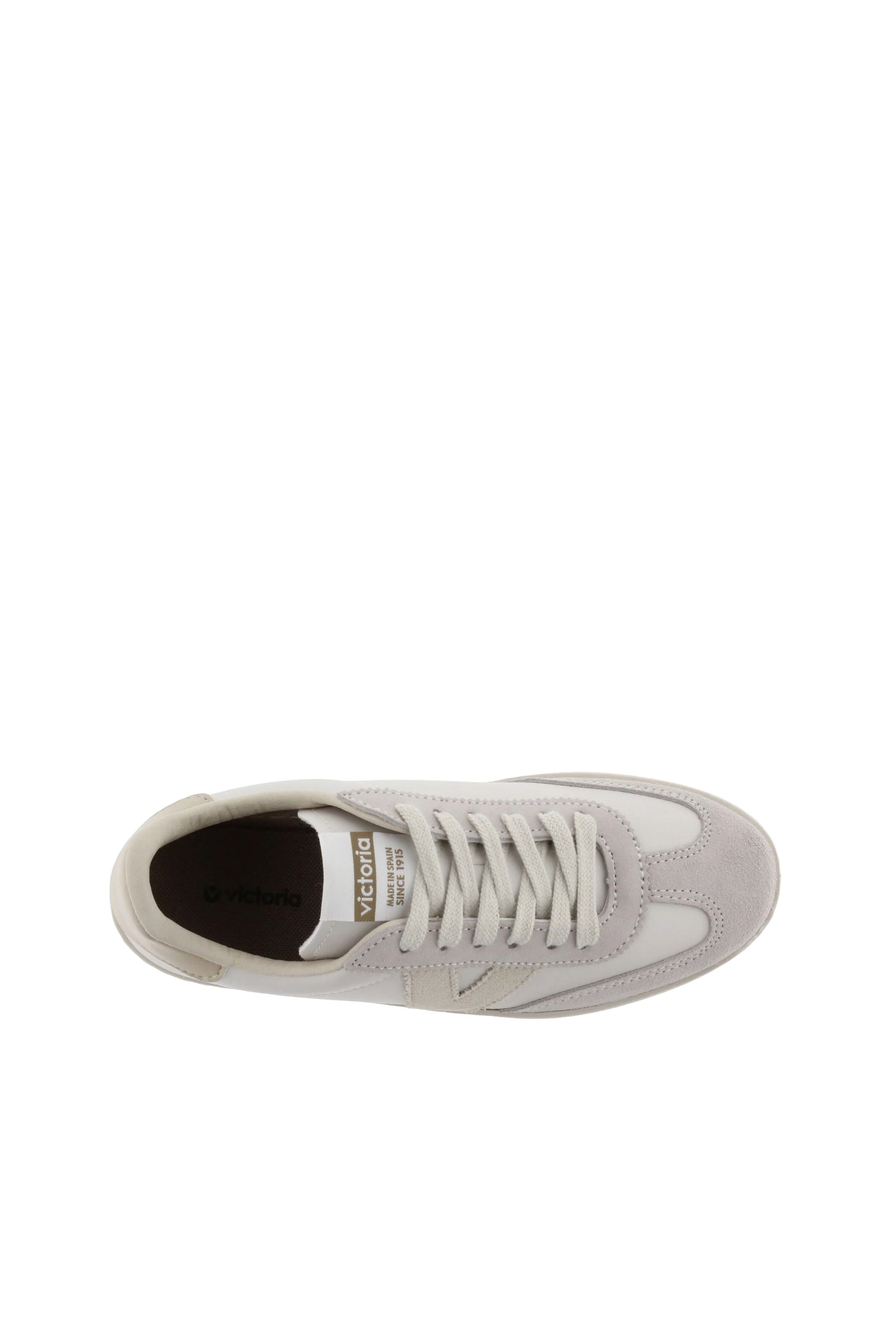 Victoria Berlin Cicilista Leather & Suede Trainers - Hielo