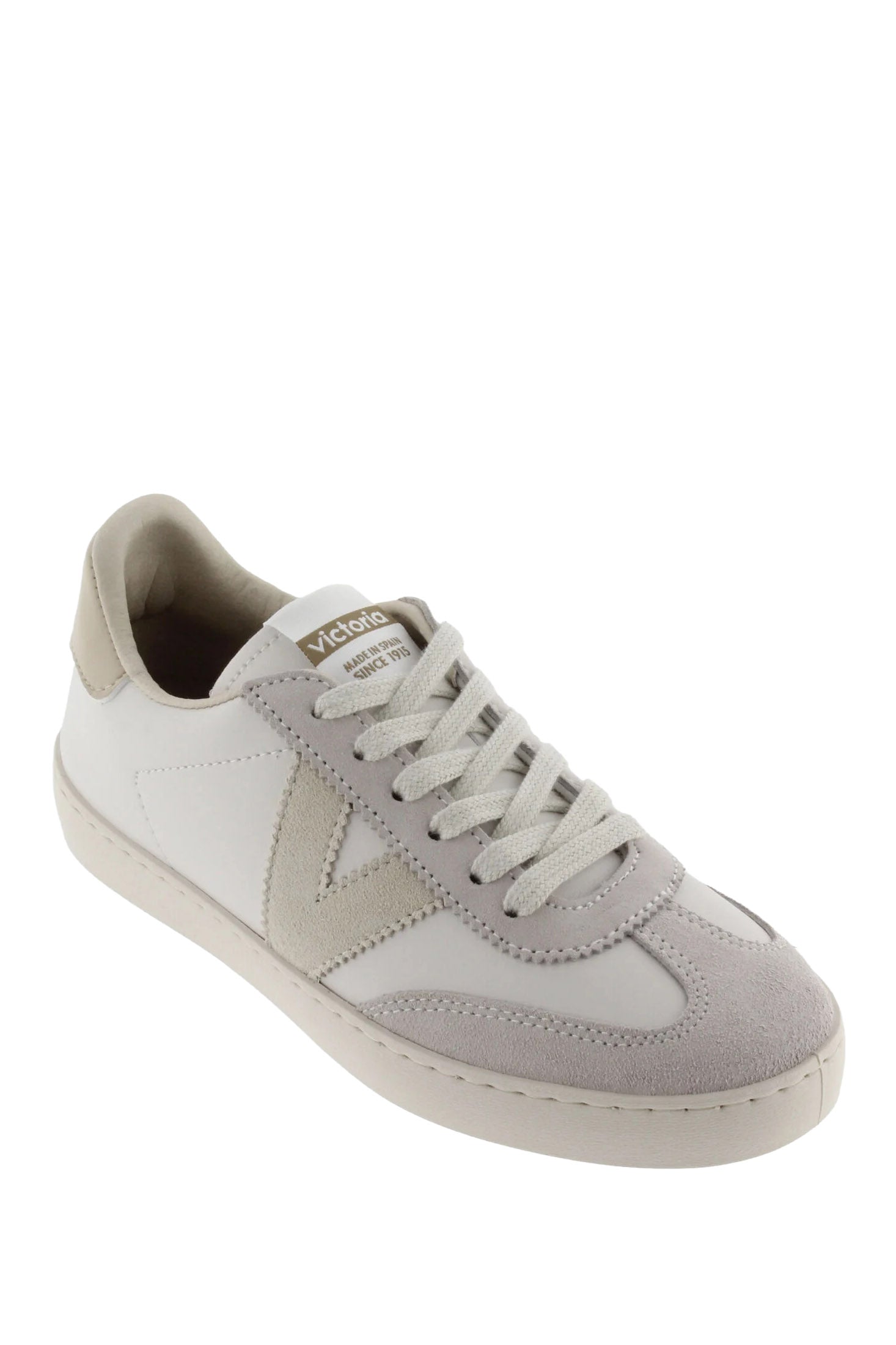 Victoria Berlin Cicilista Leather & Suede Trainers - Hielo