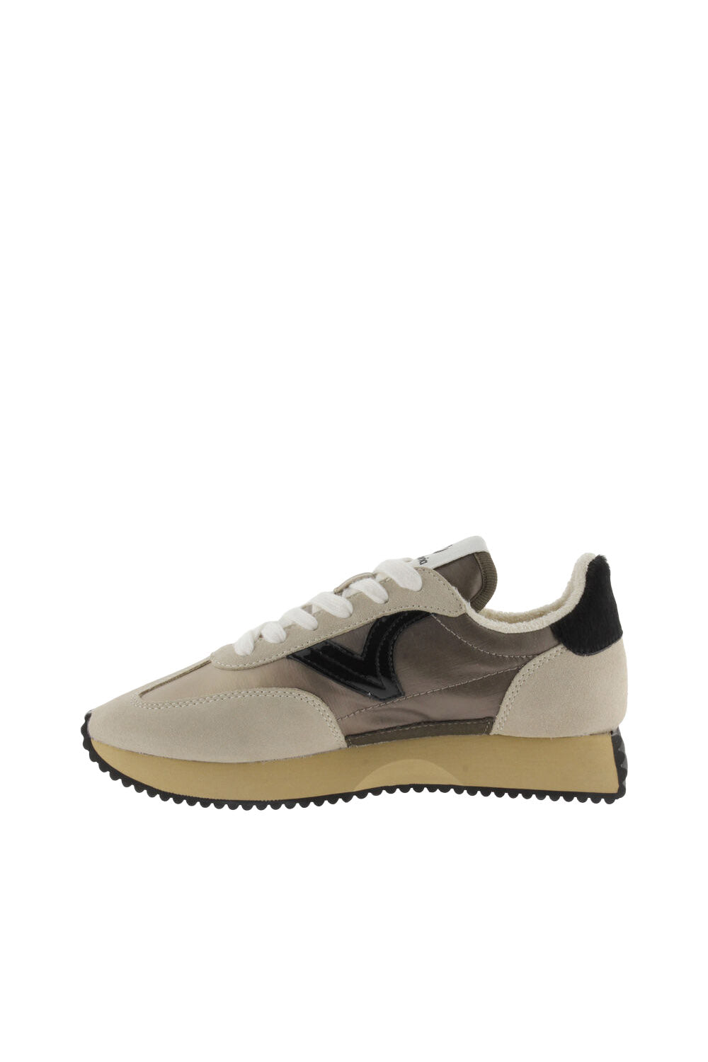 Victoria Cosmos Metal Trainers - Beige