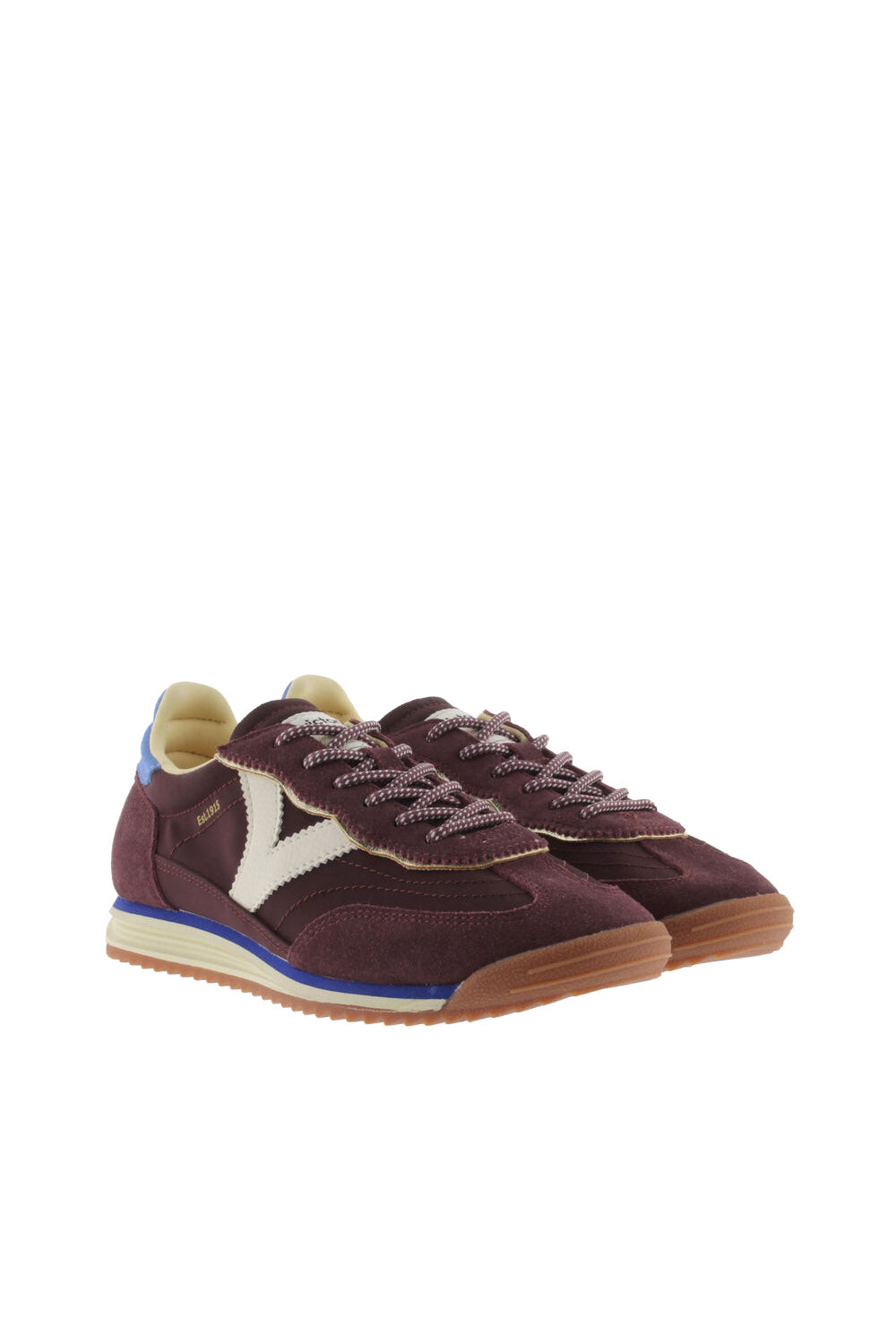 Victoria Saturno Suede Trainers - Burdeos