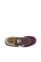 Victoria Saturno Suede Trainers - Burdeos