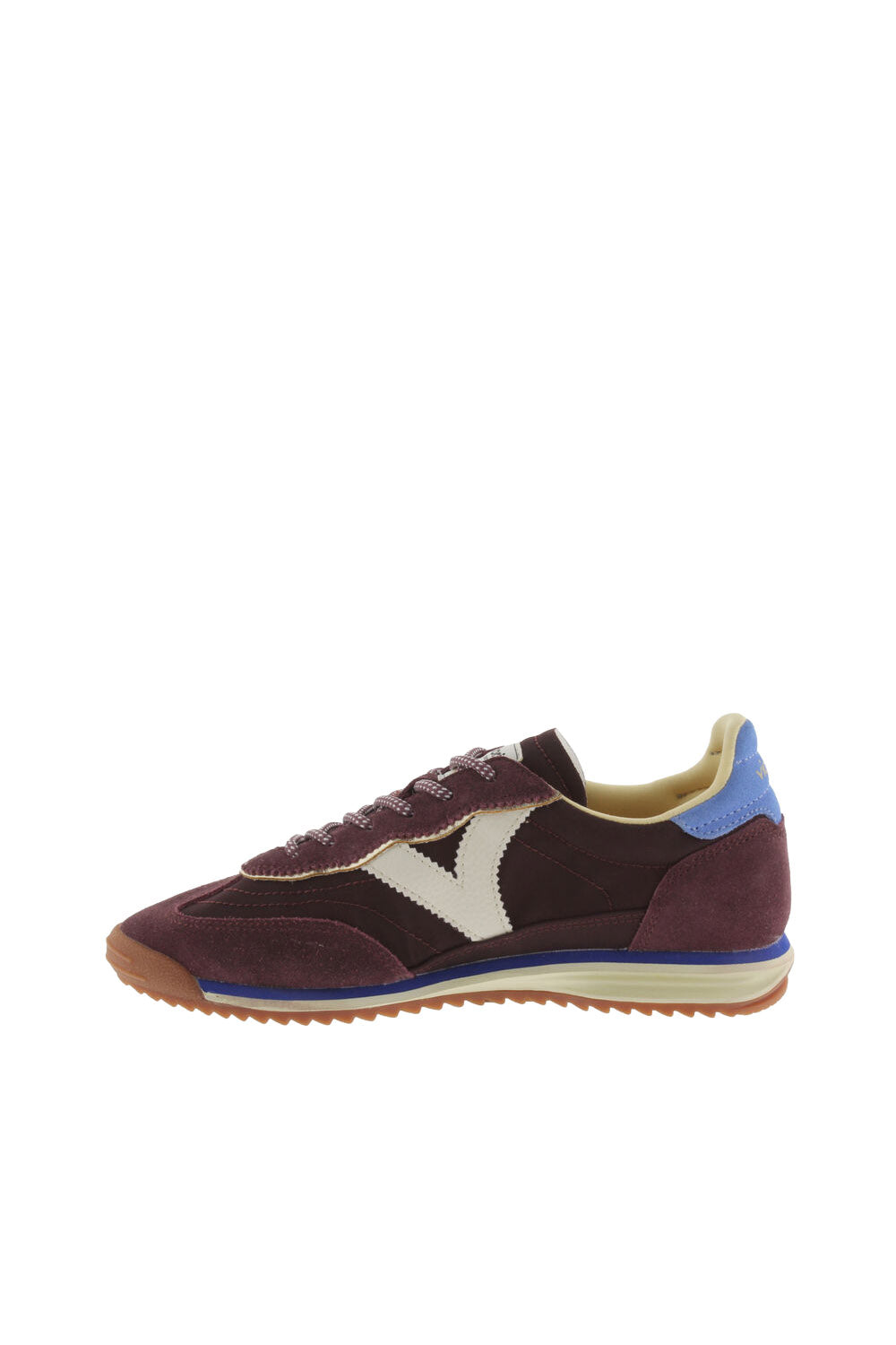 Victoria Saturno Suede Trainers - Burdeos