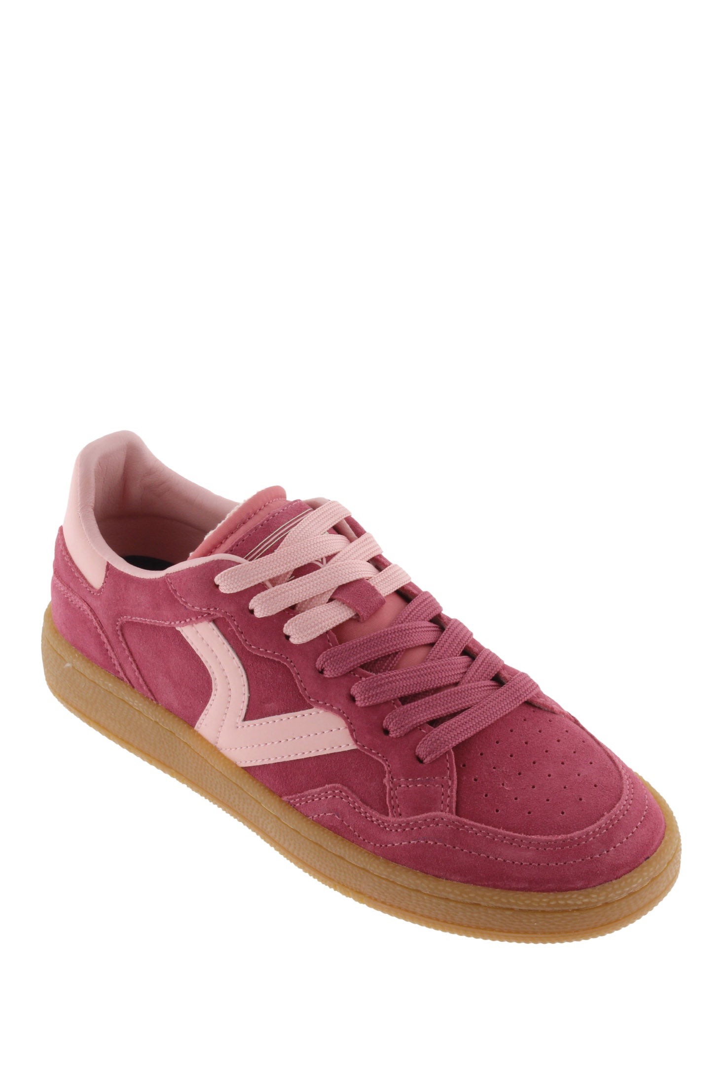 Victoria Smash Suede Trainers - Fuchsia
