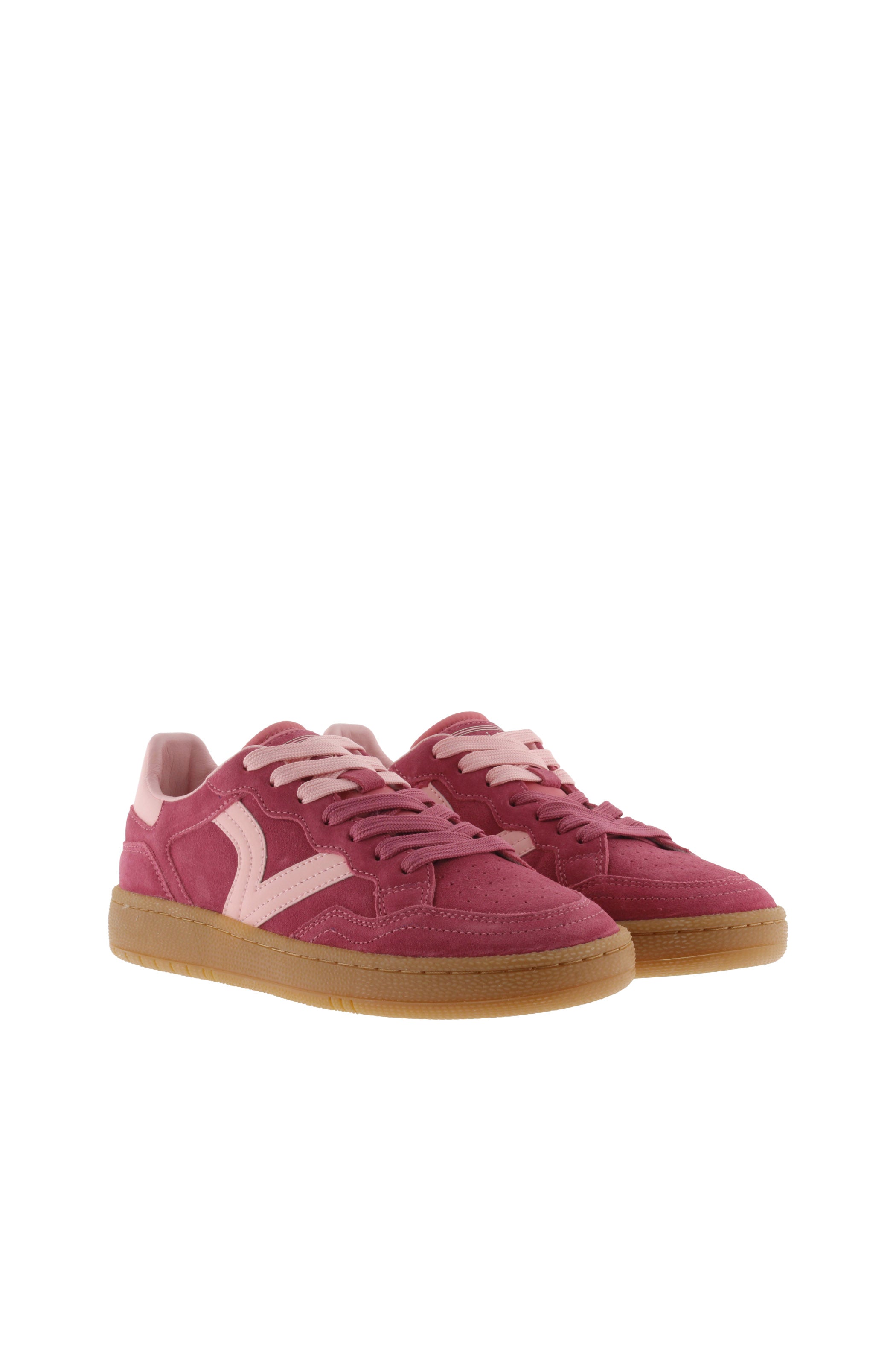 Victoria Smash Suede Trainers - Fuchsia