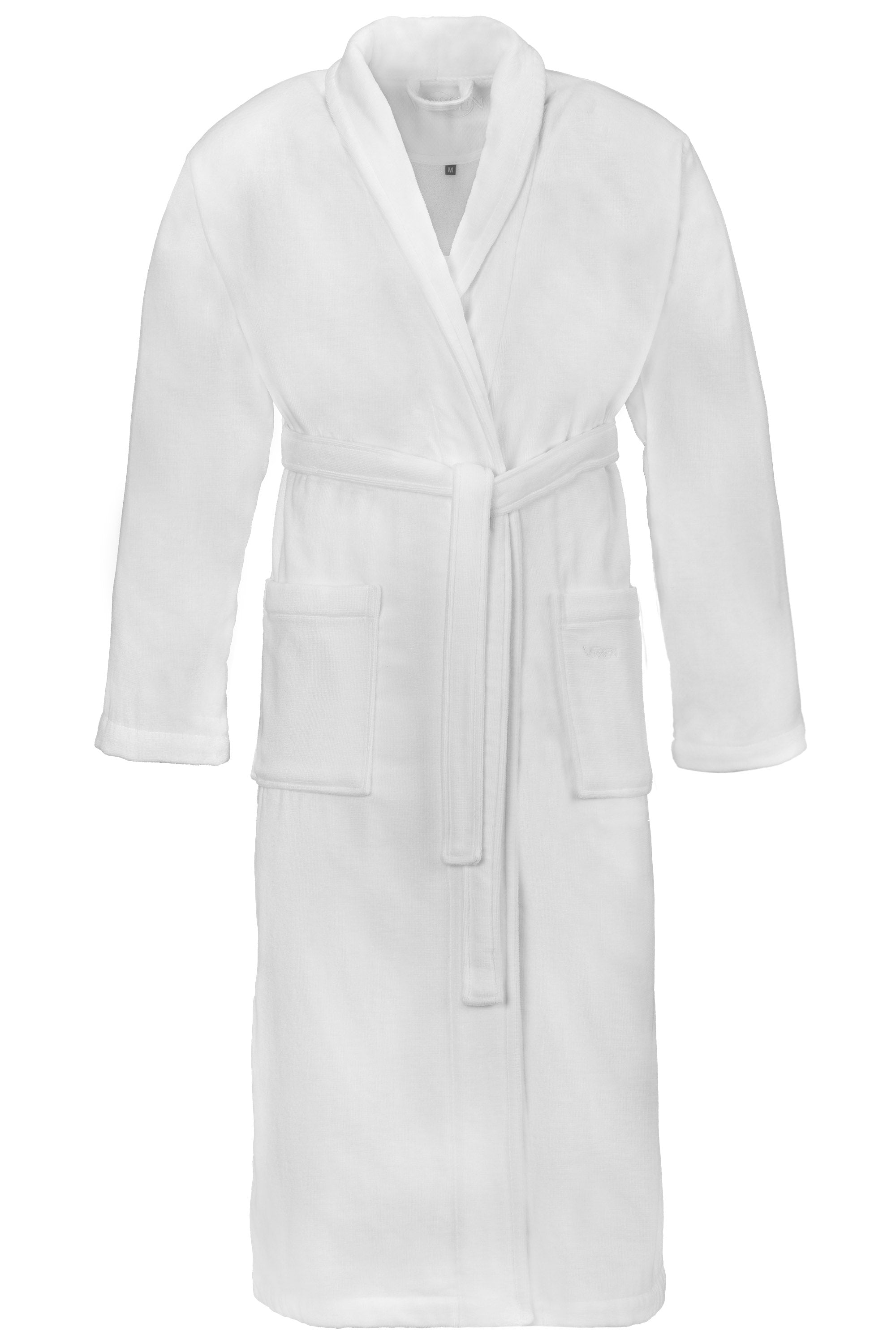 Vossen Feeling Velour Dressing Gown - White