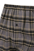 Walker Reid Brushed Cotton Check Pyjama Set - Grey/Beige