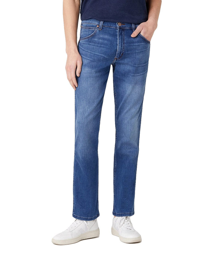 Wrangler Greensboro Epic Soft Straight Jeans - Bright Stroke