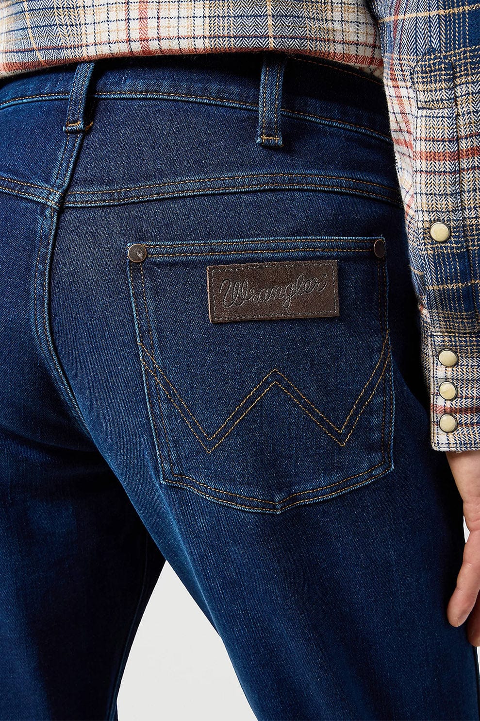 Wrangler Greensboro Stretch Straight Leg Jeans - Sunset Rinse