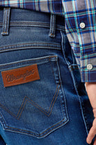 Wrangler Texas Medium Stretch Straight Leg Jeans - Verdant Tone